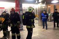 Пожарно-тактическое учение в метрополитене